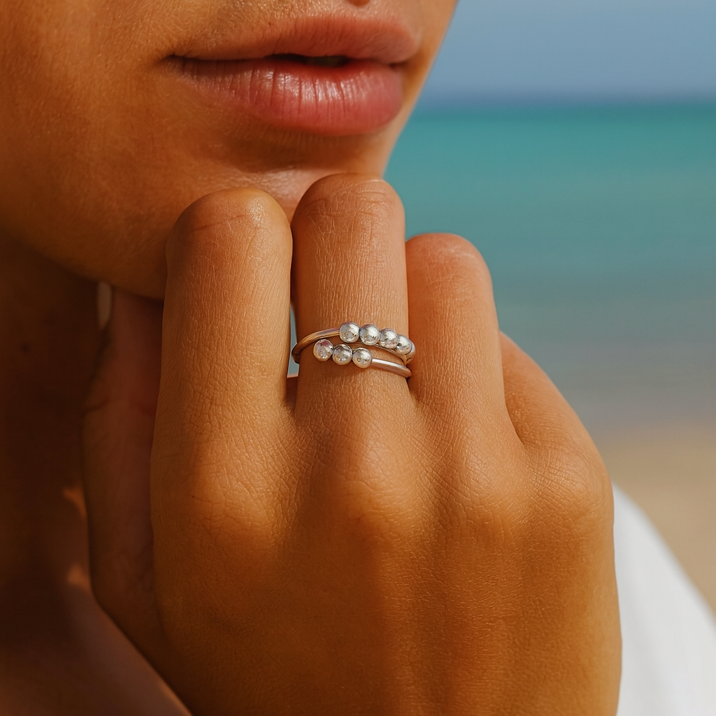 Adjustable Anxiety Fidget Ring