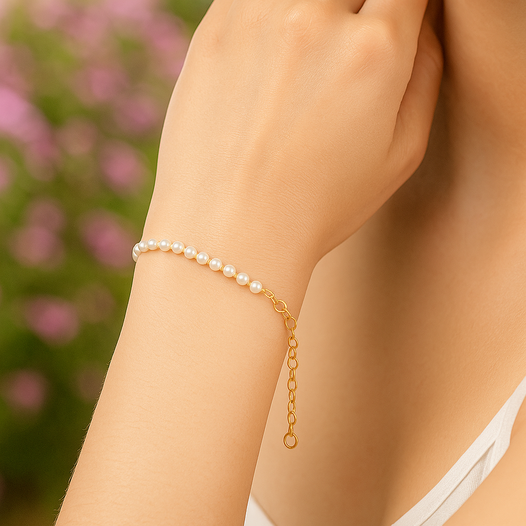 Girly Pearly Bracelet