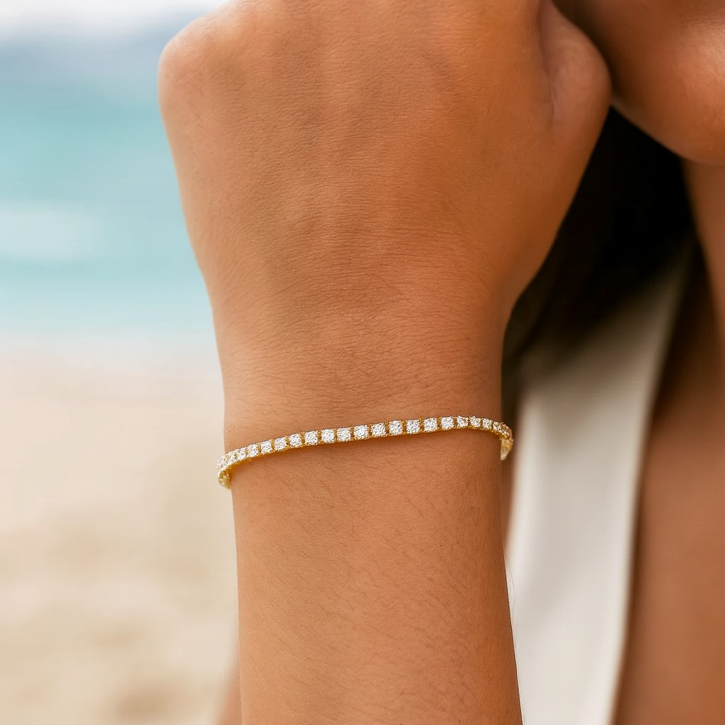 Icy Tennis Bracelet