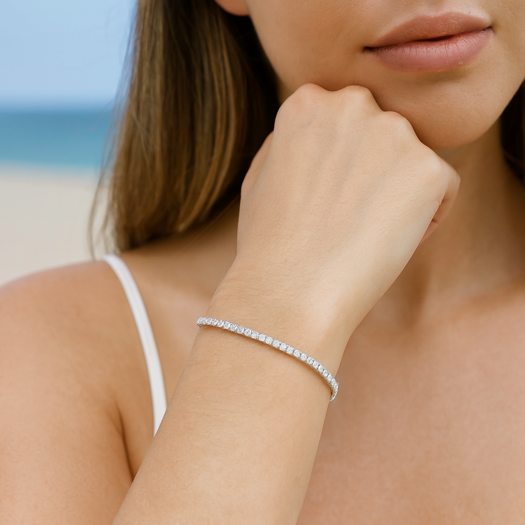 Icy Tennis Bracelet