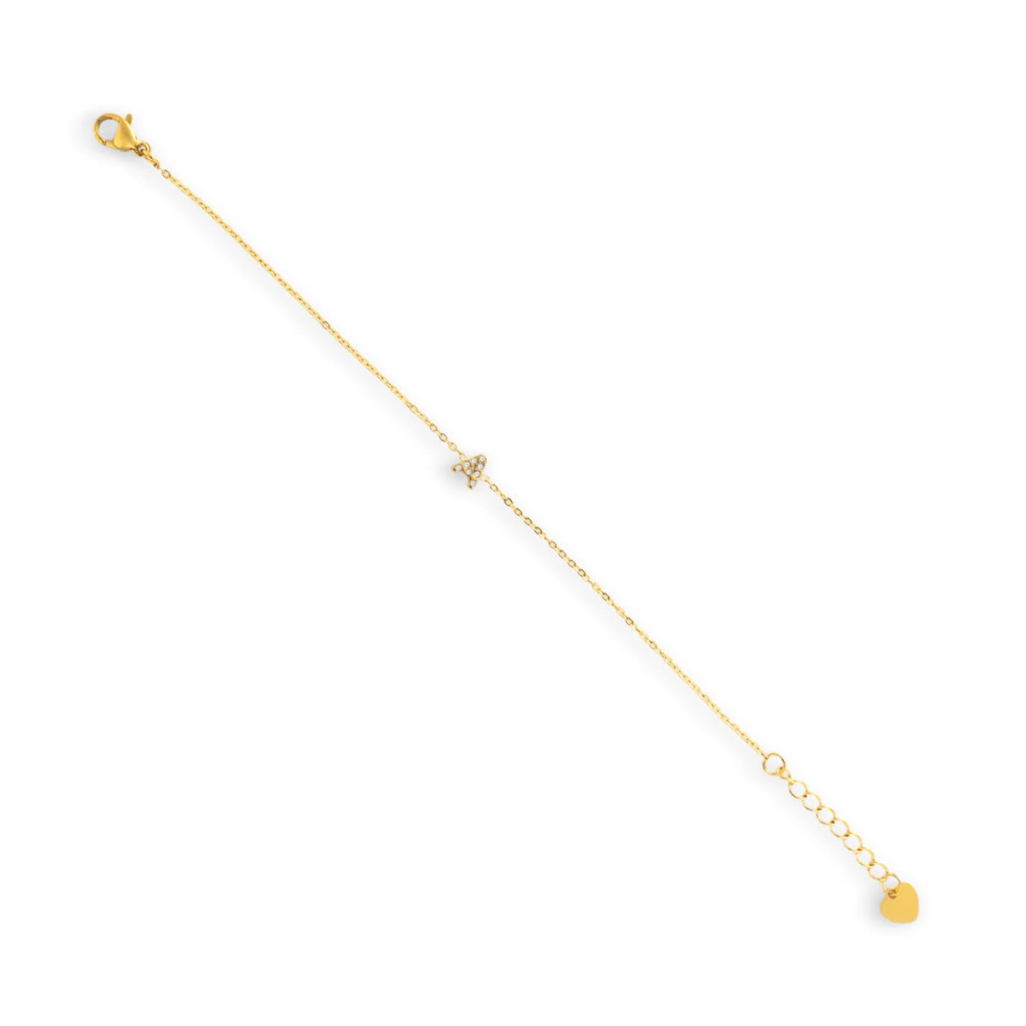 Initial Crystal Bracelet