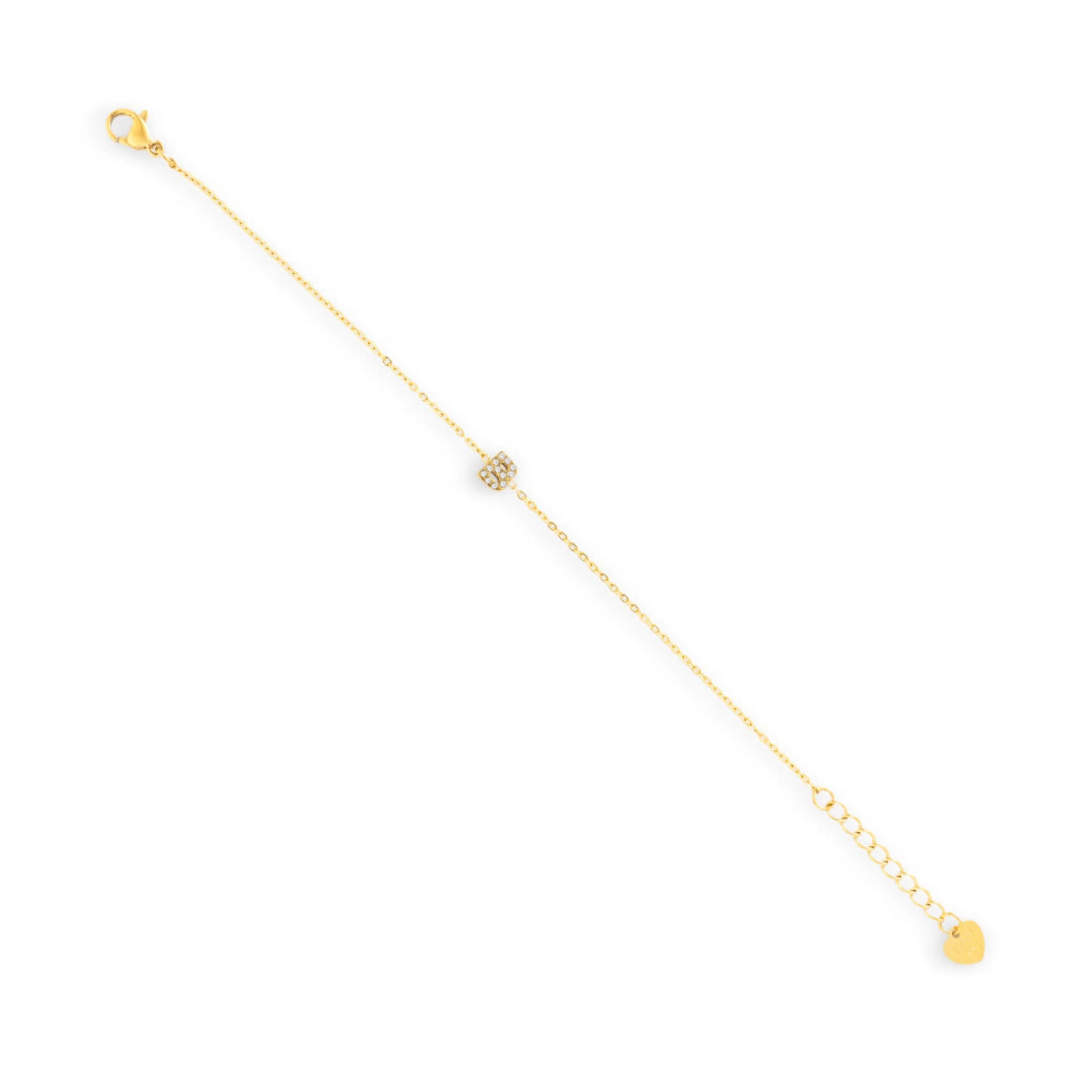 Initial Crystal Bracelet