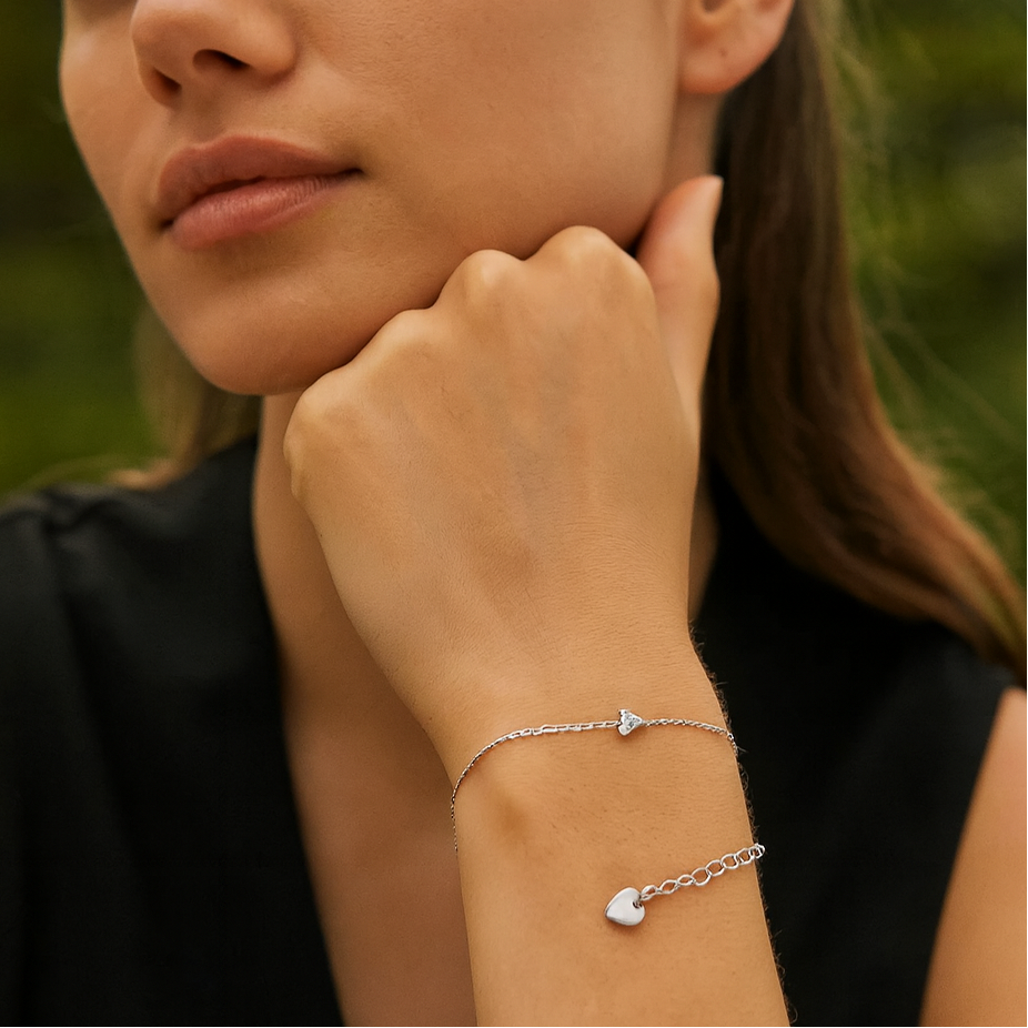 Initial Crystal Bracelet