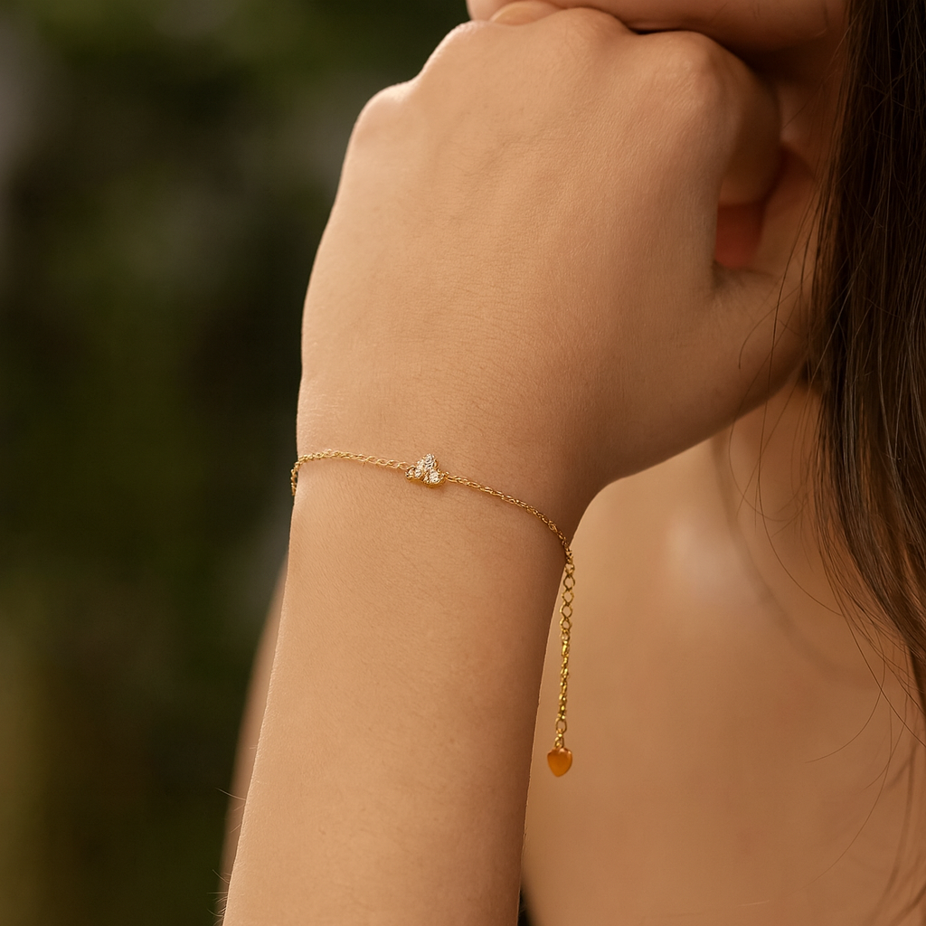 Initial Crystal Bracelet